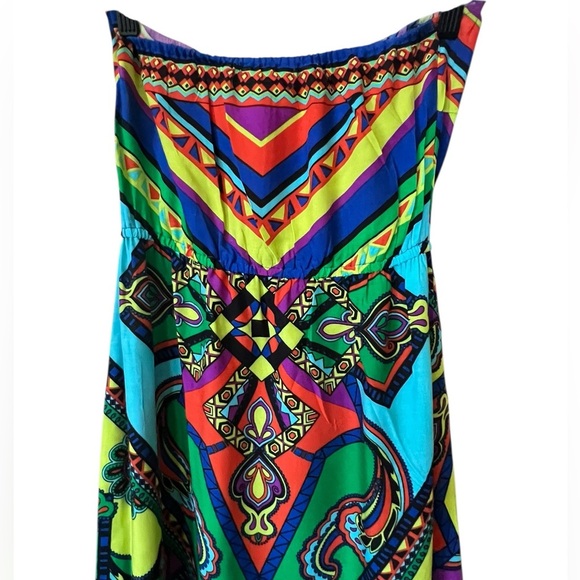 Flying Tomato Red Orange Sundress Sleeveless Bateau - Picture 1 of 10